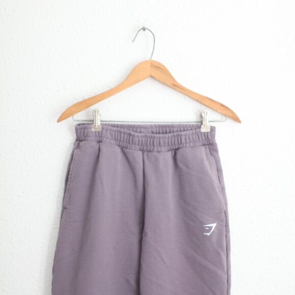 Gym Shark lavendar purple gains patch  sweats sweatpants womens XS - Picture 6 of 7
